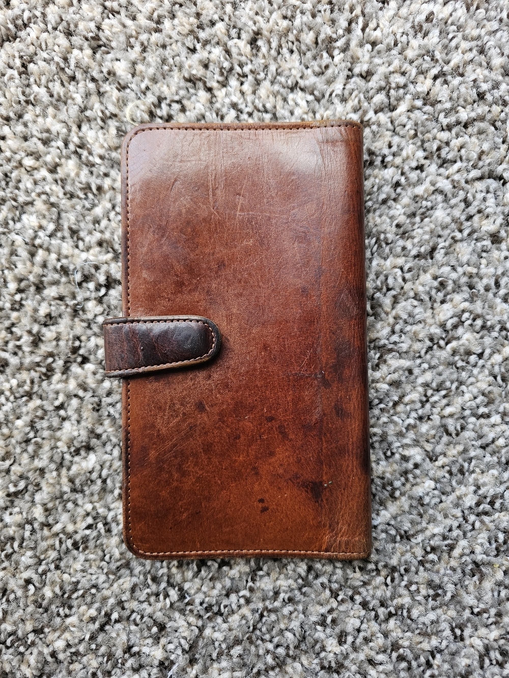 COACH Leather Wallet Passport Holder - Brown. - Picture 4 of 5